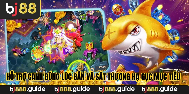 Hỗ trợ canh đúng lúc bắn và sát thương hạ gục mục tiêu